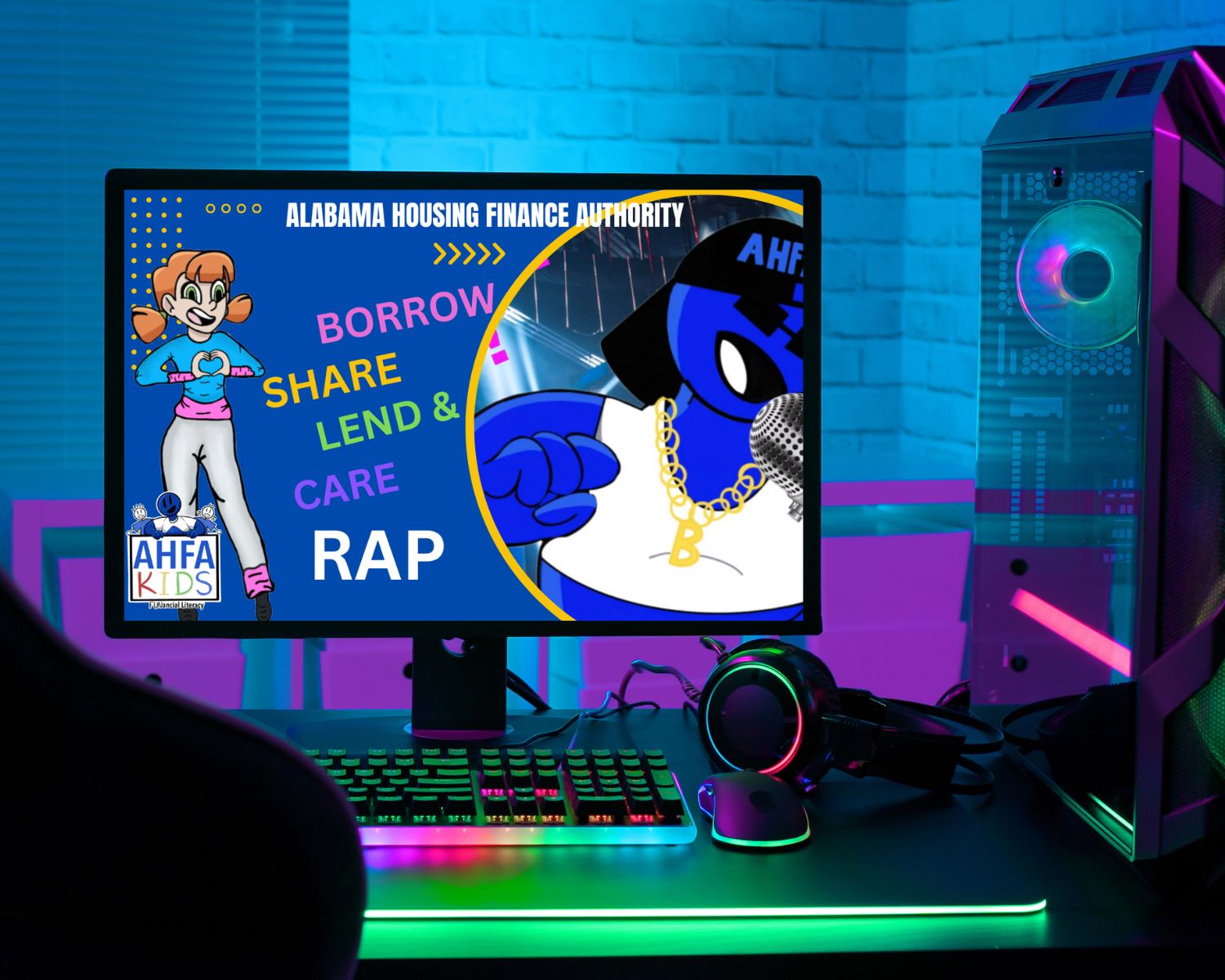 Bud and Friends Rap About Borrowing, Sharing, Lending and Caring